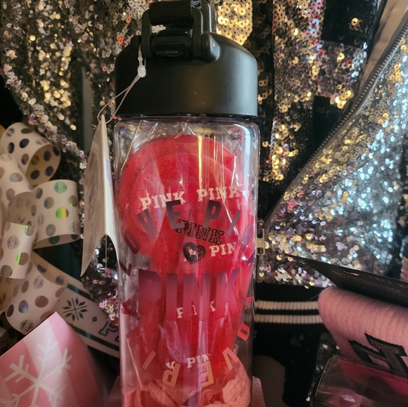 NWT Victorias Secret PINK water bottle/sponge READ AD - Picture 2 of 5
